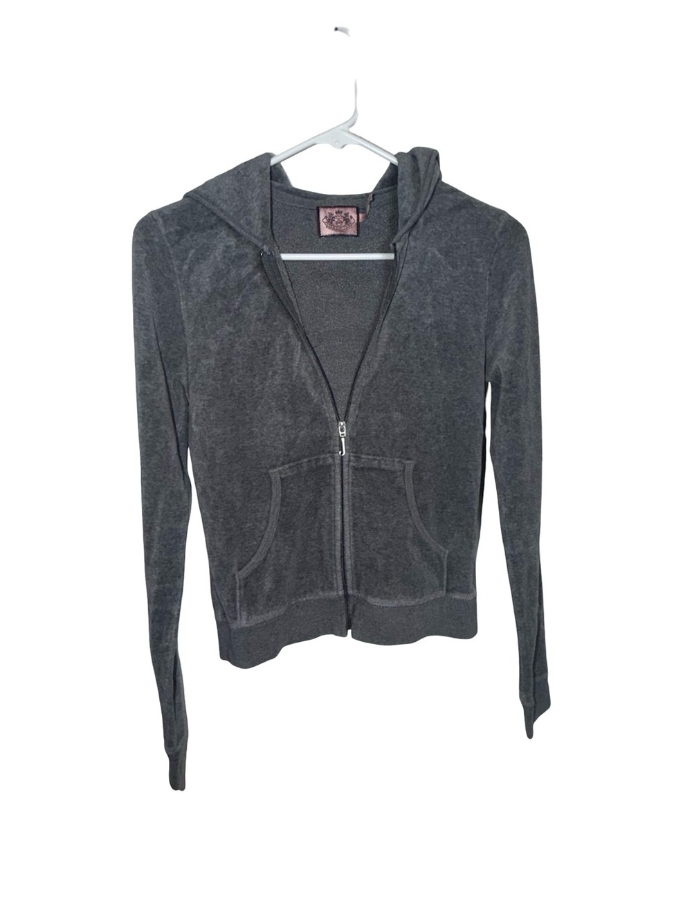Juicy Couture Charcoal Gray Zip Hoodie